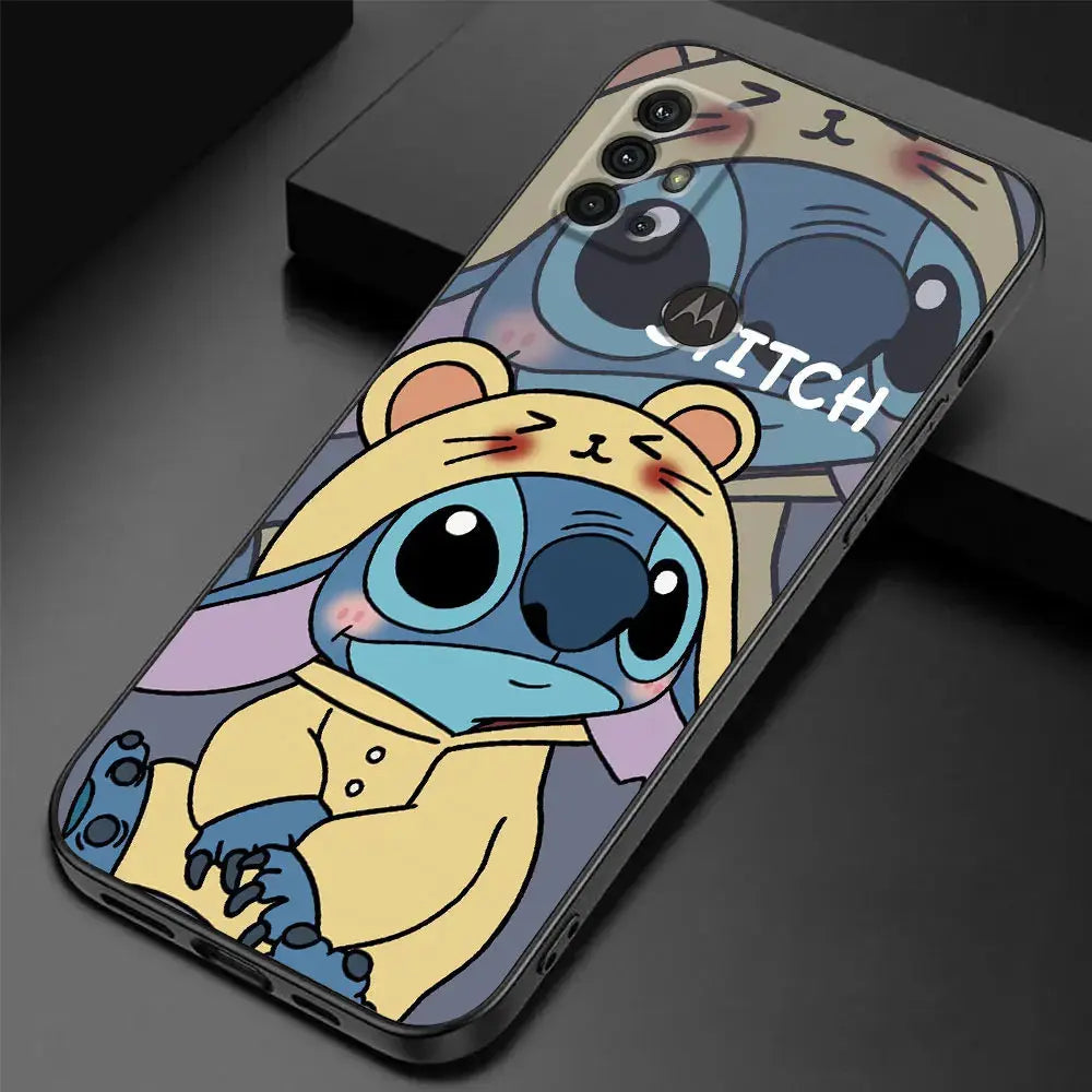 Protección Adorable para tu Motorola Moto: Funda de TPU Soft Lovers Lovely Stitch" - La zona Apple