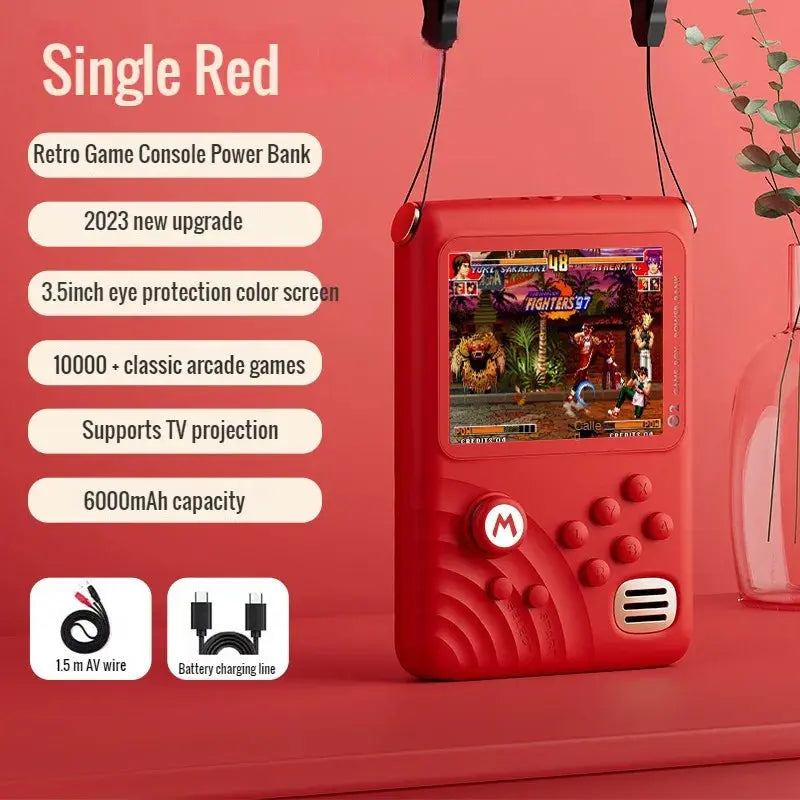 Consola Arcade de juegos con batería externa, IPS , 3,5 mAh, 16 bits - La zona Apple