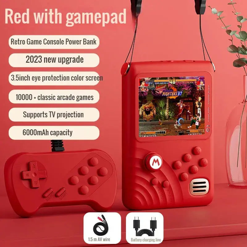 Consola Arcade de juegos con batería externa, IPS , 3,5 mAh, 16 bits - La zona Apple