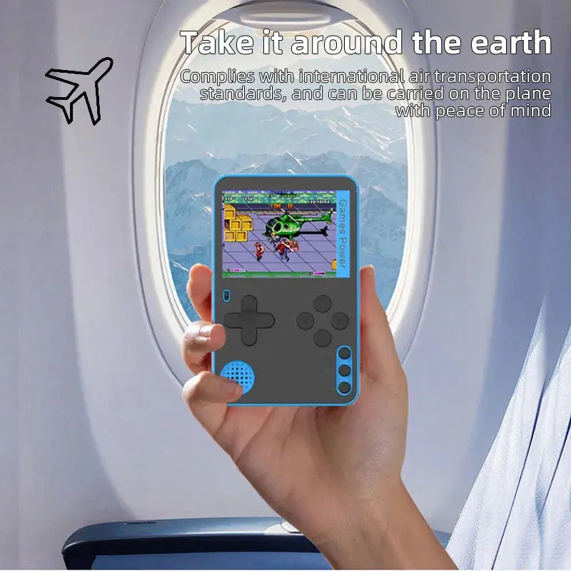 Consola Retro LCD portátil 500 recargable, gran regalo para niños y adultos 500 juegos - La zona Apple