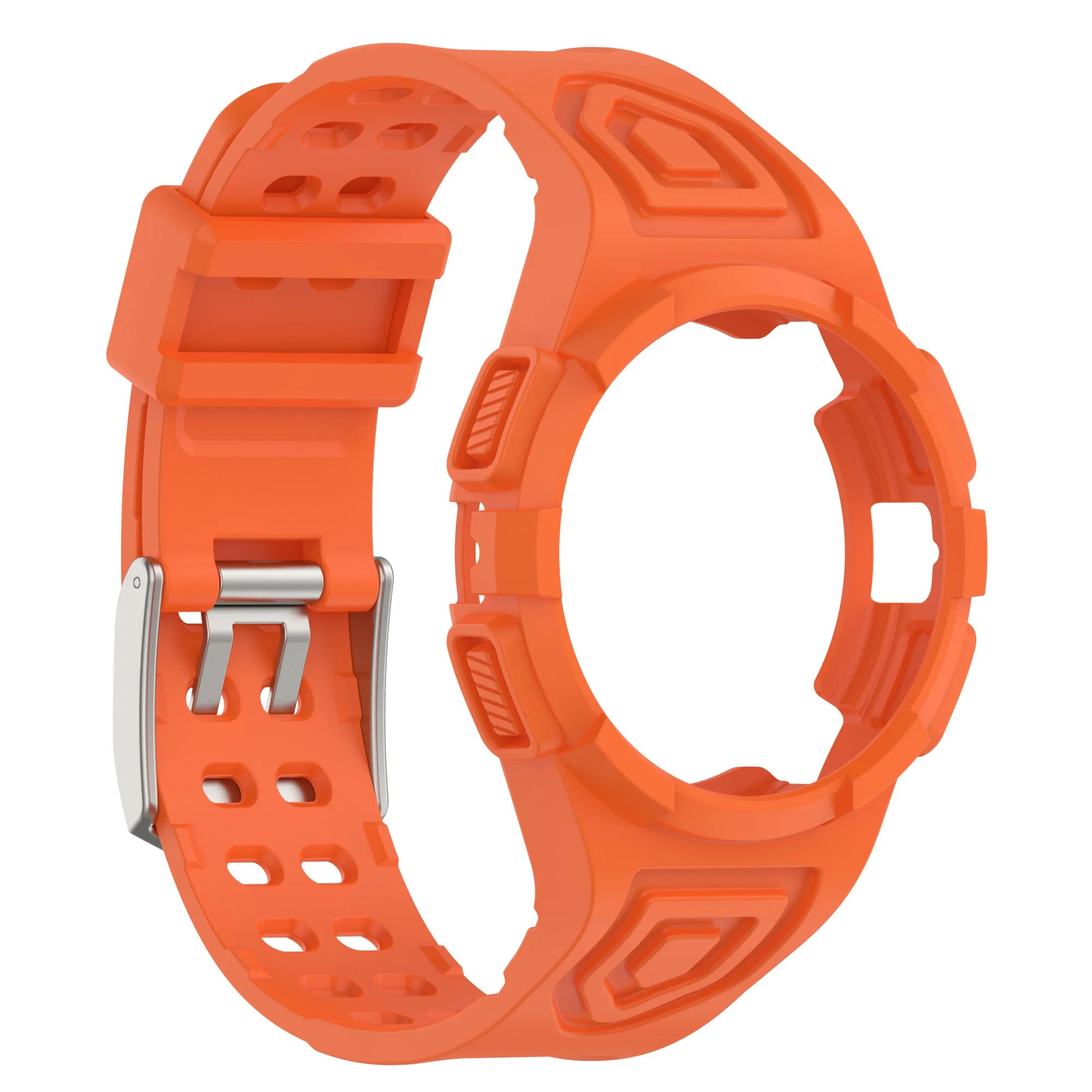 Correa transparente integrada + funda de silicona para reloj inteligente Samsung Galaxy 4/5 40mm 44mm Watch4 Watch5 - La zona Apple