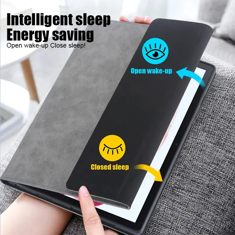 Funda PU Y MICROFIBRA con soporte para Samsung Galaxy Tab A8 - La zona Apple