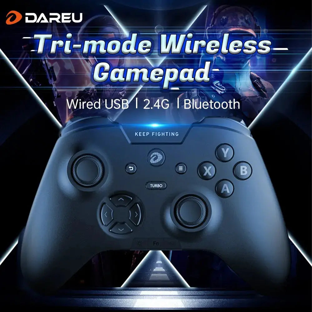 Gamepad RGB, Bluetooth, inalámbrico, 2,4G, e-sports, Mando de juegos - La zona Apple