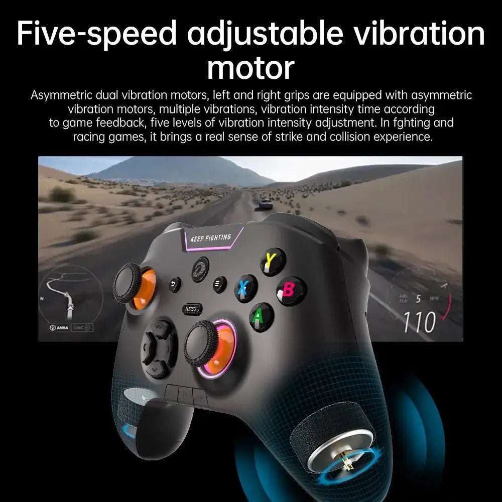 Gamepad RGB, Bluetooth, inalámbrico, 2,4G, e-sports, Mando de juegos - La zona Apple