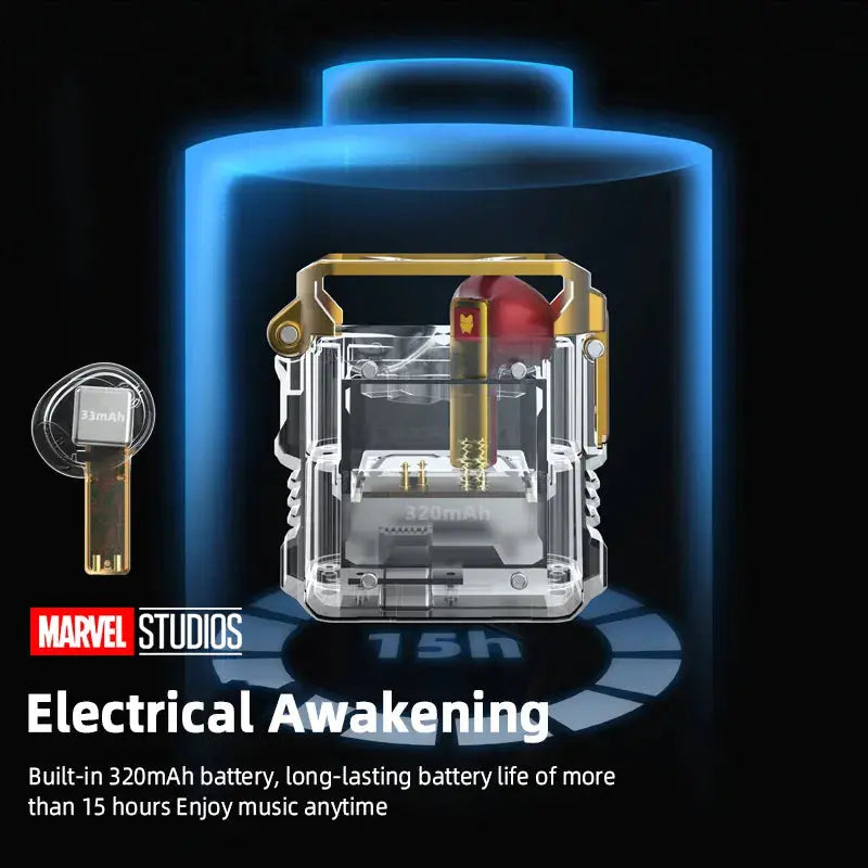 Auriculares inalámbricos Marvel Bluetooth, sonido envolvente HIFI 3D BTMV08 - La zona Apple