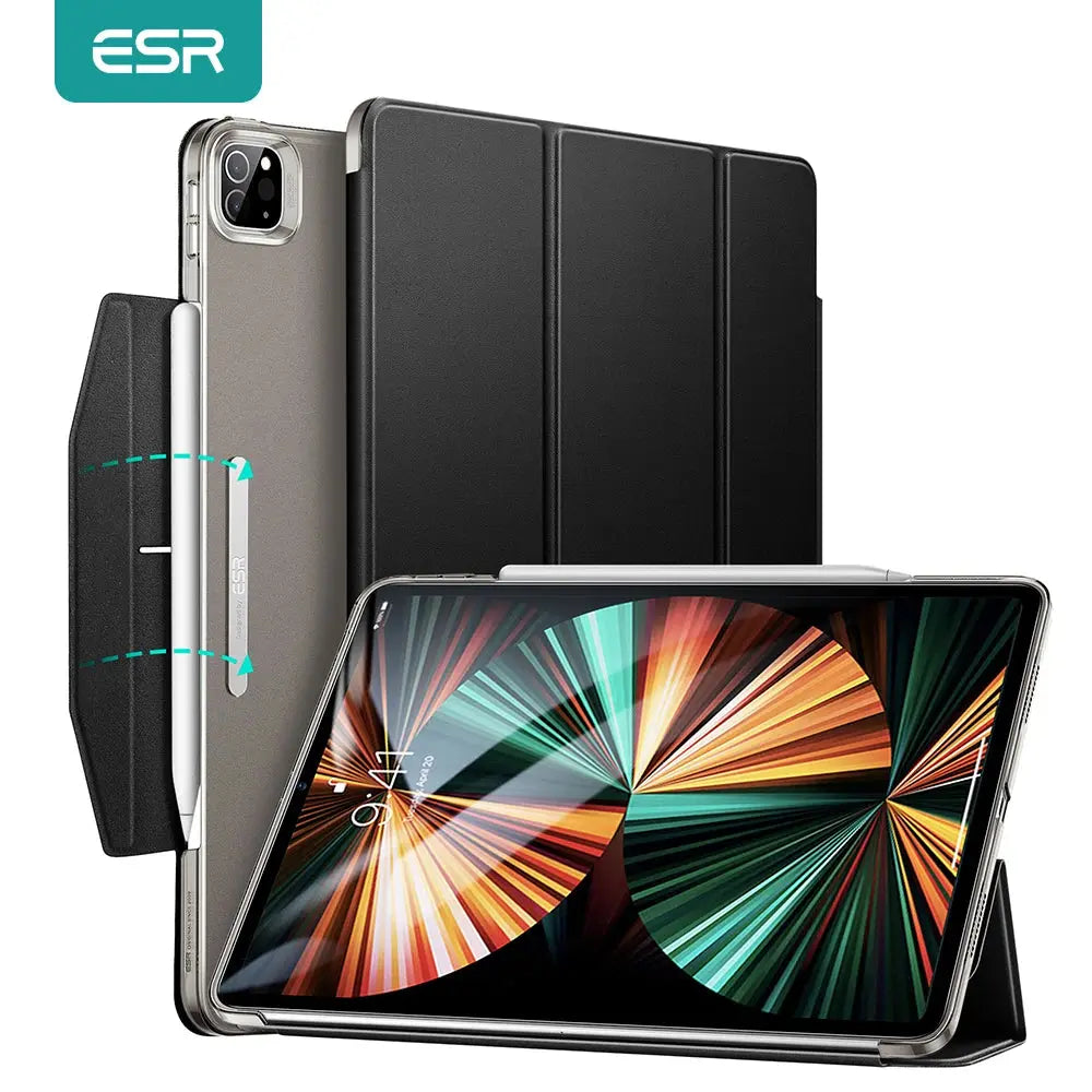Funda Plegable ESR para iPad Pro 11 2021 y iPad Pro 12.9 2021 - Protección Inteligente y Estilo Elegante - La zona Apple