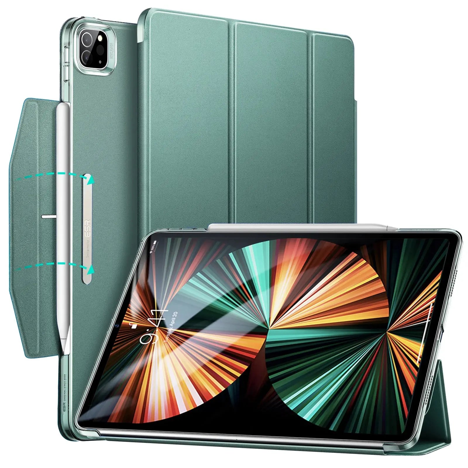 Funda Plegable ESR para iPad Pro 11 2021 y iPad Pro 12.9 2021 - Protección Inteligente y Estilo Elegante - La zona Apple