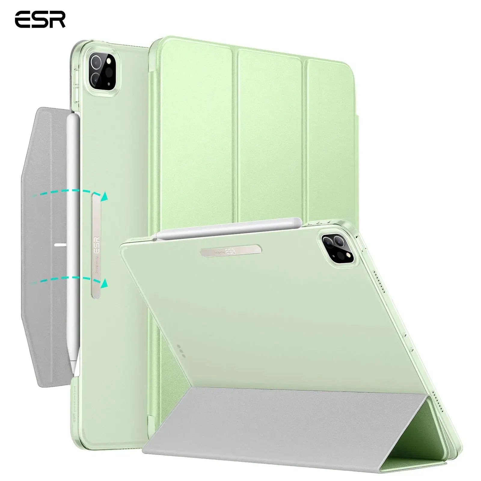 Funda Plegable ESR para iPad Pro 11 2021 y iPad Pro 12.9 2021 - Protección Inteligente y Estilo Elegante - La zona Apple