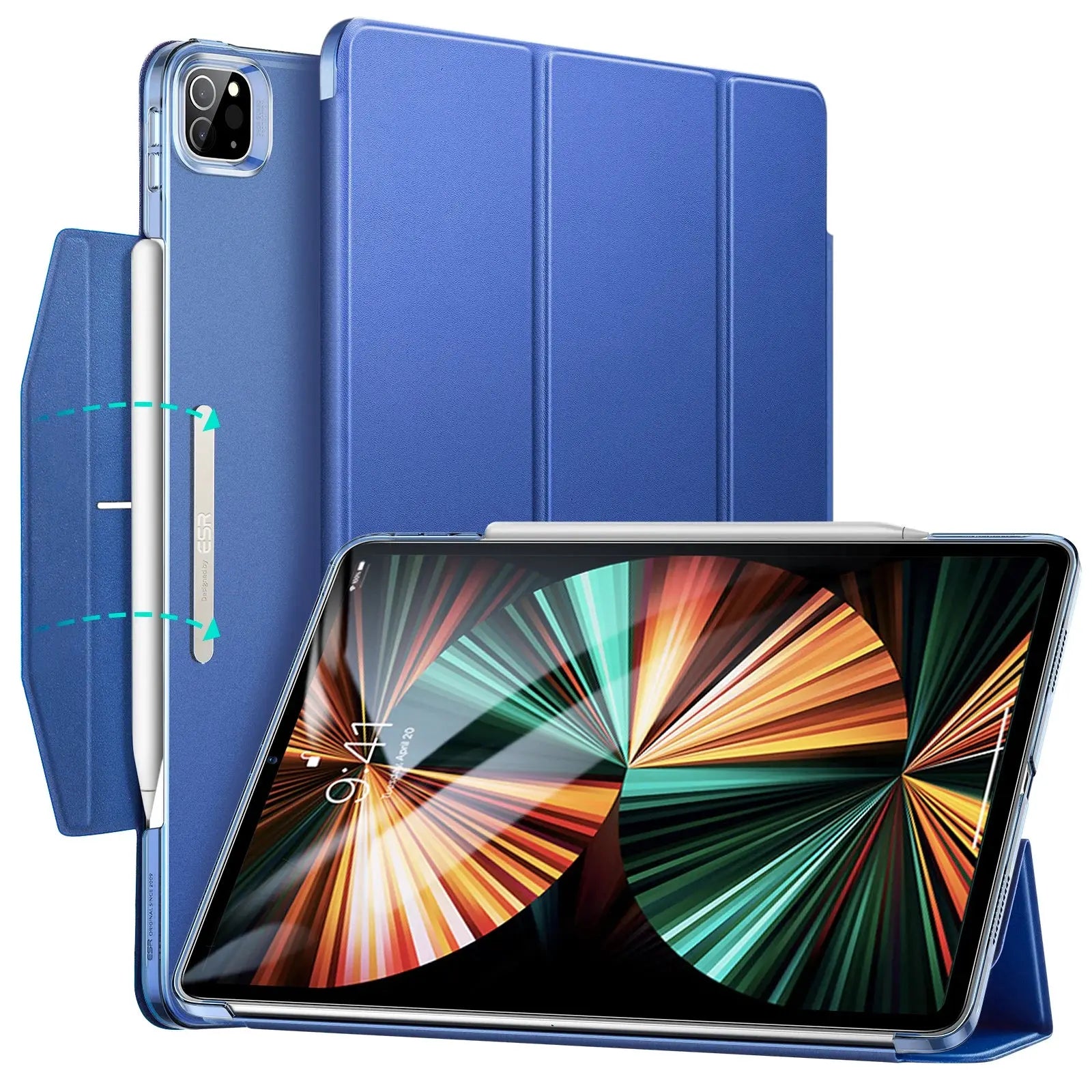 Funda Plegable ESR para iPad Pro 11 2021 y iPad Pro 12.9 2021 - Protección Inteligente y Estilo Elegante - La zona Apple
