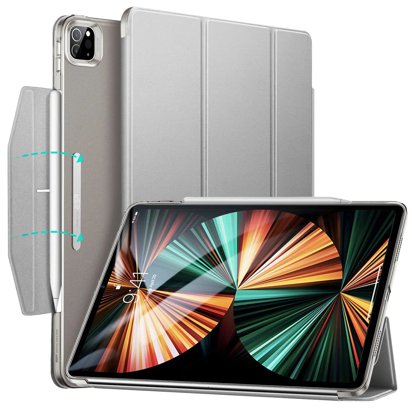 Funda Plegable ESR para iPad Pro 11 2021 y iPad Pro 12.9 2021 - Protección Inteligente y Estilo Elegante - La zona Apple