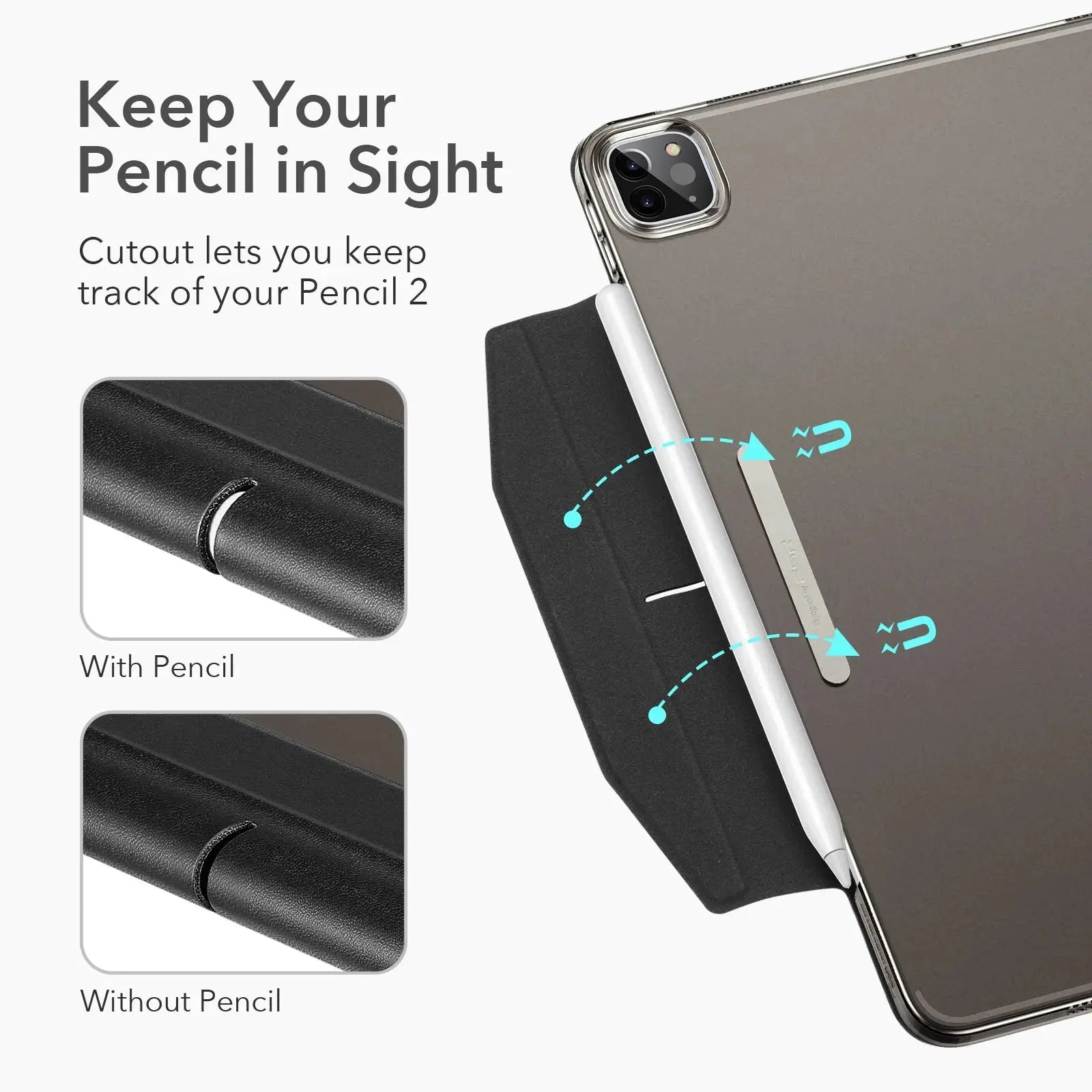 Funda Plegable ESR para iPad Pro 11 2021 y iPad Pro 12.9 2021 - Protección Inteligente y Estilo Elegante - La zona Apple