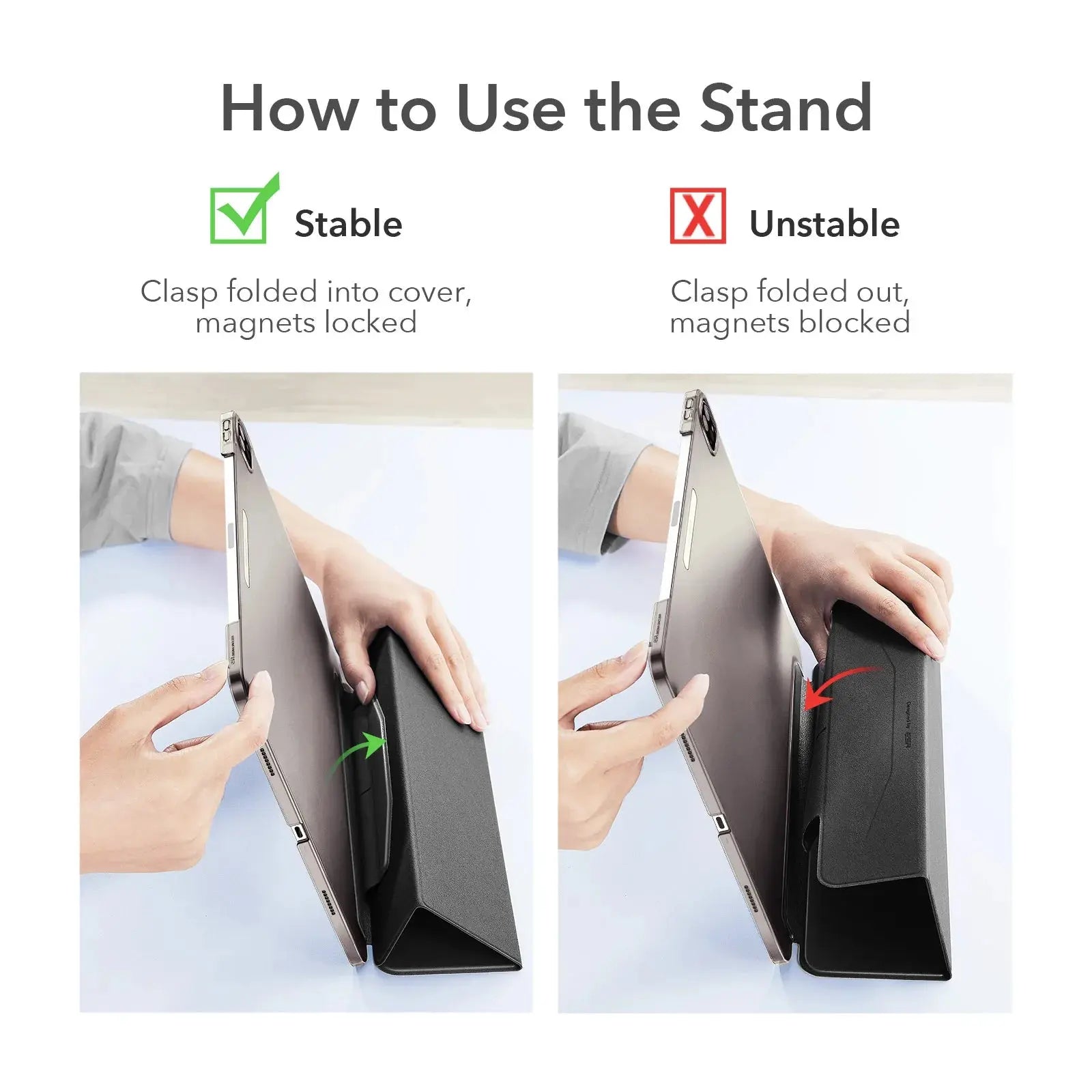 Funda Plegable ESR para iPad Pro 11 2021 y iPad Pro 12.9 2021 - Protección Inteligente y Estilo Elegante - La zona Apple