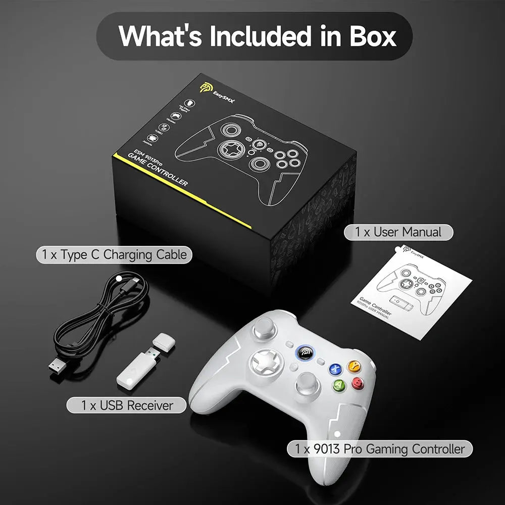 Mando inalámbrico 9013 Pro 2,4G, Bluetooth para PC, Nintendo Switch, disparador Hall - La zona Apple