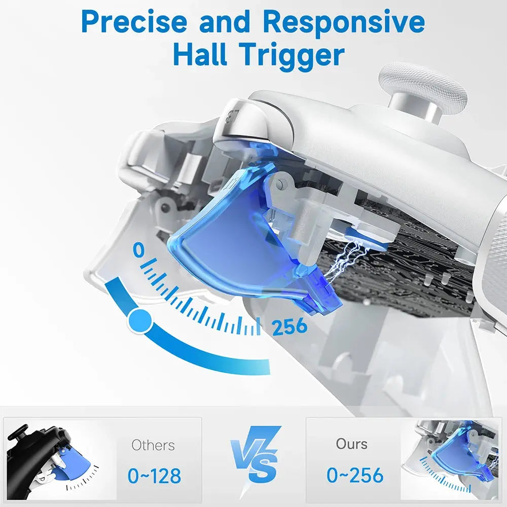 Mando inalámbrico 9013 Pro 2,4G, Bluetooth para PC, Nintendo Switch, disparador Hall - La zona Apple