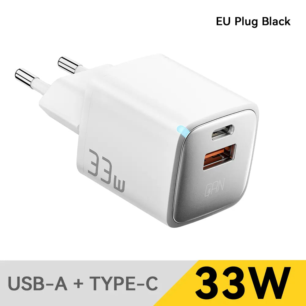 Essager-cargador rápido GaN de 33W PD, Cargador USB tipo C para iPhone 14, 13 Pro Max, Macbook, Xiaomi alidrosip