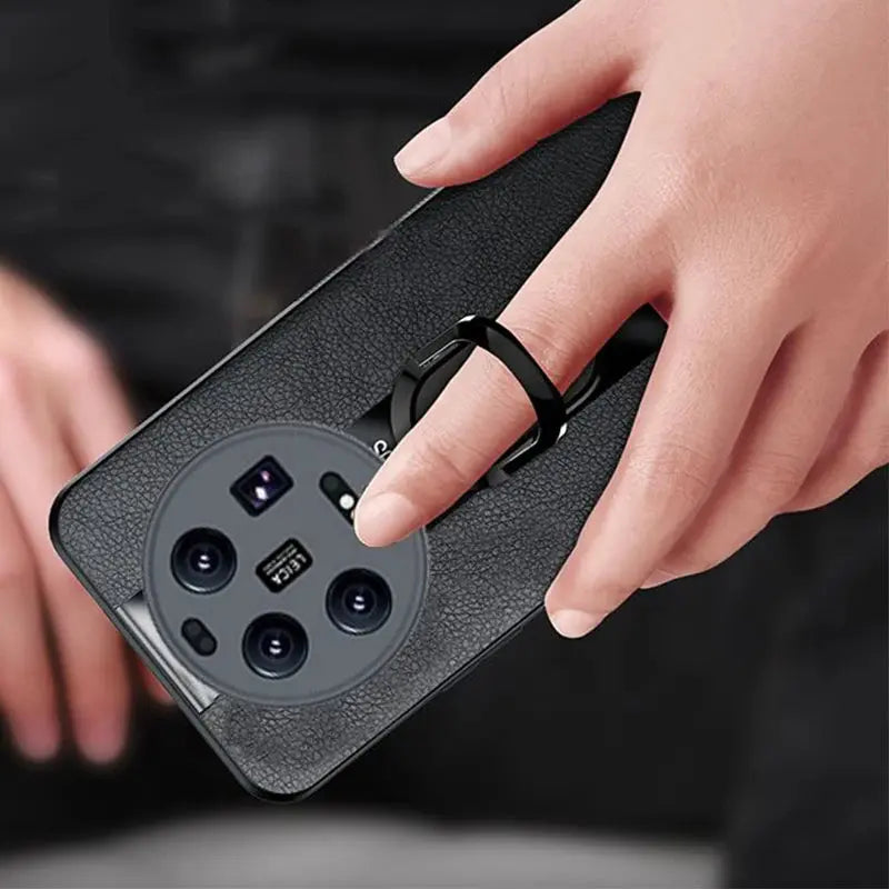 Funda magnética con anillo para Xiaomi 13 Ultra, Protección de lente - La zona Apple