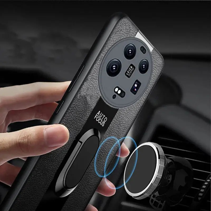 Funda magnética con anillo para Xiaomi 13 Ultra, Protección de lente - La zona Apple