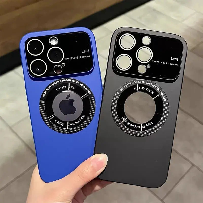 Funda Magsafe mate con protección para cámara para IPhone 14, 15, 13, 12, 11 Pro Max, 15 Plus, - La zona Apple