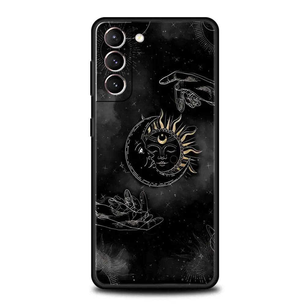 Funda con Diseño Astrológico "Suns Moons Clouds" para Samsung Galaxy - La zona Apple