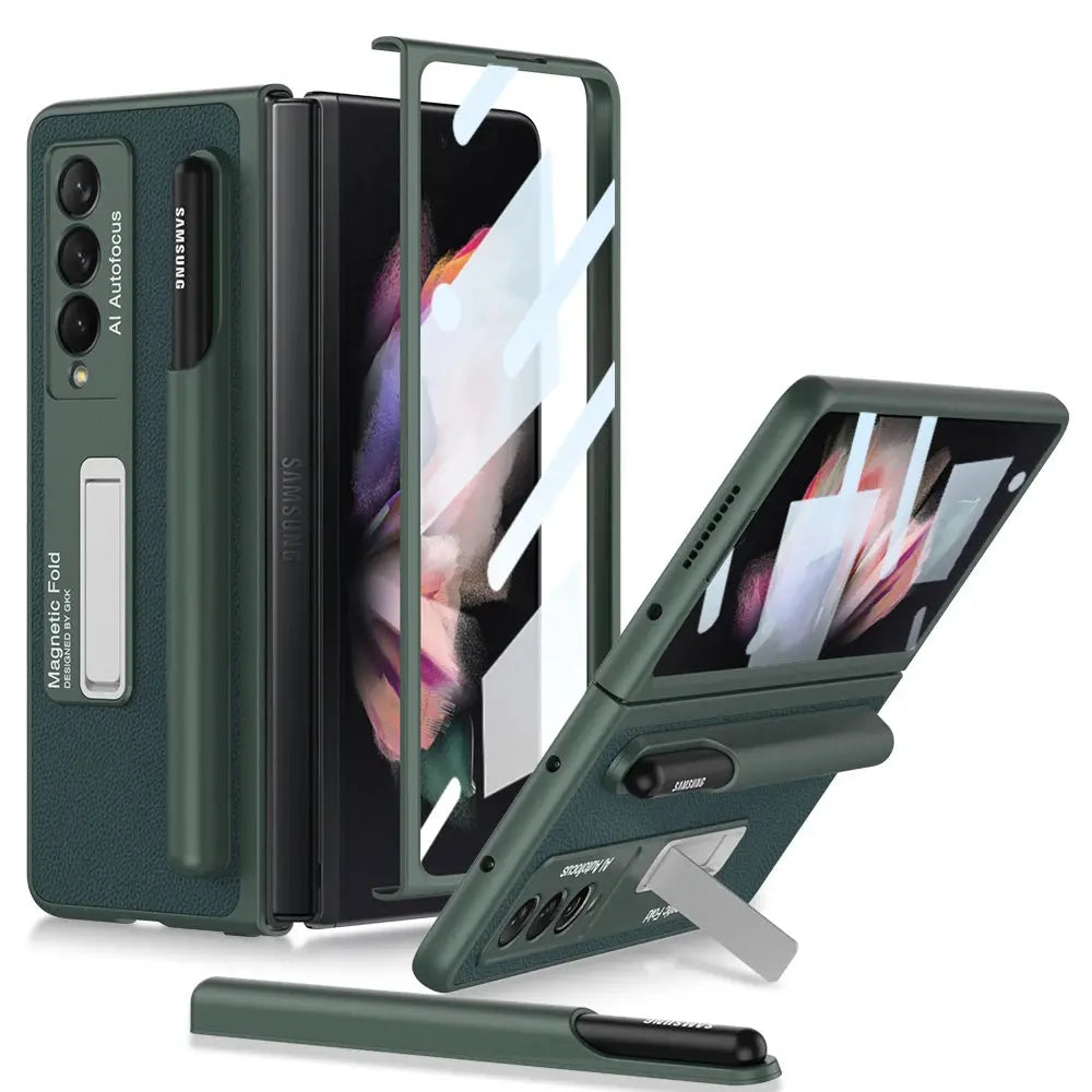 Funda con bisagras magnéticas para Samsung Galaxy Z Fold 3 4, - La zona Apple