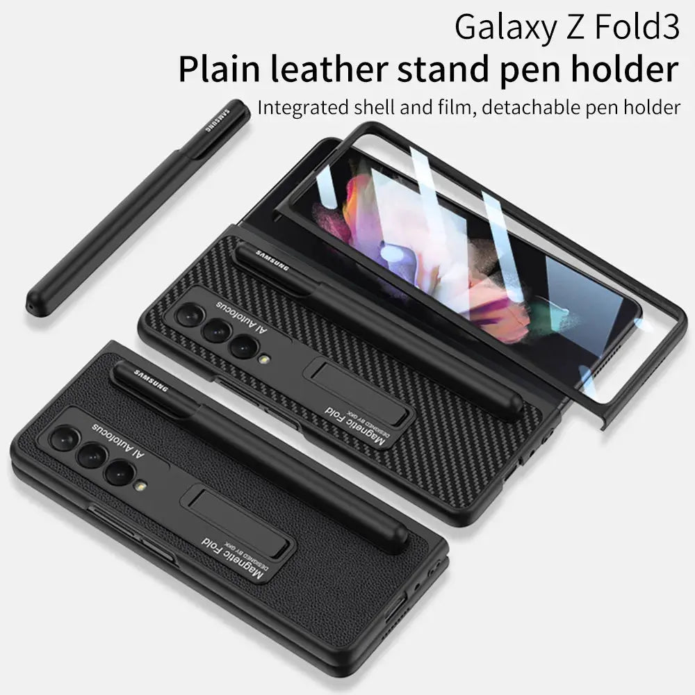 Funda con bisagras magnéticas para Samsung Galaxy Z Fold 3 4, - La zona Apple