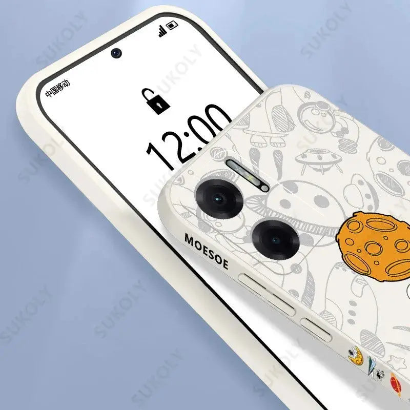 Funda con cordón de astronauta para Xiaomi Redmi Note 10, 9, 8 Pro, 9s, 11s, 11E, 12, Mi 11 Lite, 5G, NE, 11T, Poco X3, X5 Pro, funda con correa de mano - La zona Apple