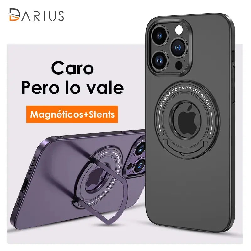 Funda Magsfe para iPhone, con soporte de anillo 15, 14, 13, 12 La zona Apple