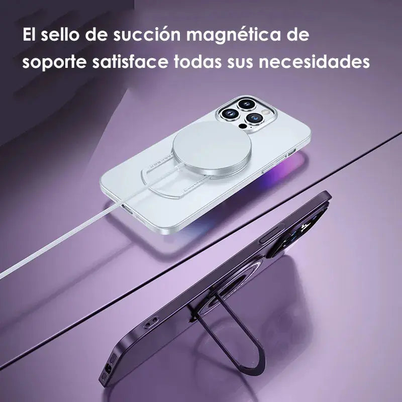 Funda Magsfe para iPhone, con soporte de anillo 15, 14, 13, 12 La zona Apple
