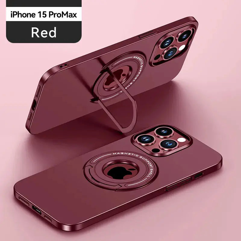 Funda Magsfe para iPhone, con soporte de anillo 15, 14, 13, 12 La zona Apple