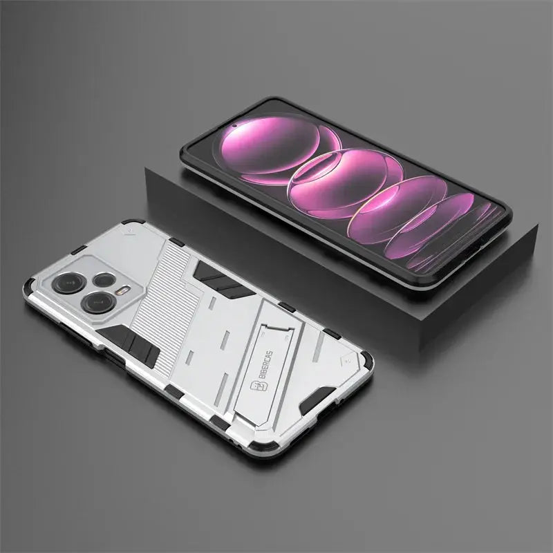 Funda con Soporte Magnético para Móvil Xiaomi Redmi Note 12 Pro 5G: Elegancia y Funcionalidad en un Diseño Innovador - La zona Apple