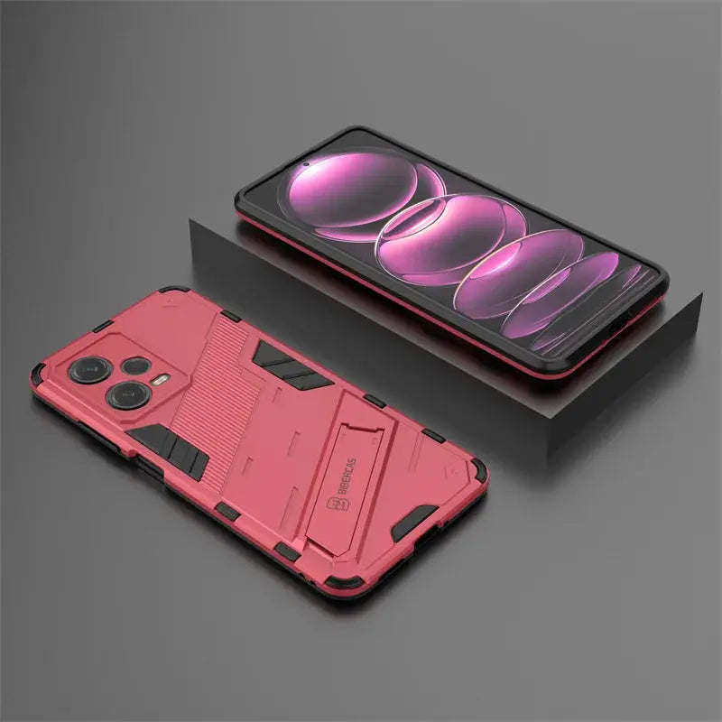 Funda con Soporte Magnético para Móvil Xiaomi Redmi Note 12 Pro 5G: Elegancia y Funcionalidad en un Diseño Innovador - La zona Apple