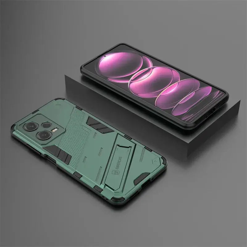 Funda con Soporte Magnético para Móvil Xiaomi Redmi Note 12 Pro 5G: Elegancia y Funcionalidad en un Diseño Innovador - La zona Apple