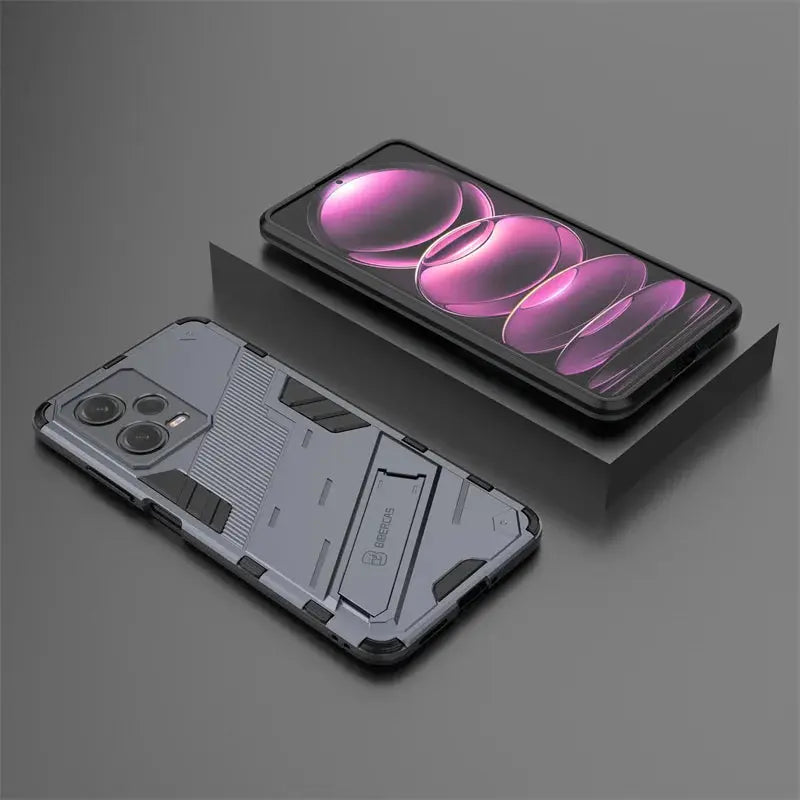 Funda con Soporte Magnético para Móvil Xiaomi Redmi Note 12 Pro 5G: Elegancia y Funcionalidad en un Diseño Innovador - La zona Apple