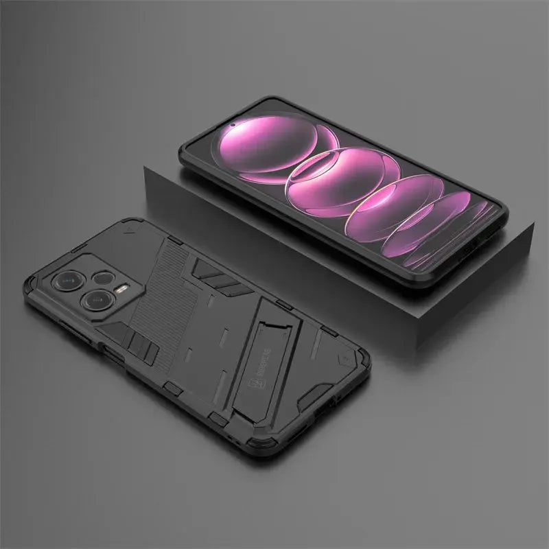 Funda con Soporte Magnético para Móvil Xiaomi Redmi Note 12 Pro 5G: Elegancia y Funcionalidad en un Diseño Innovador - La zona Apple