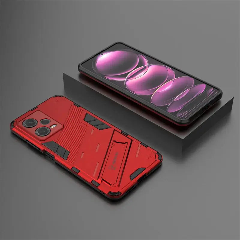 Funda con Soporte Magnético para Móvil Xiaomi Redmi Note 12 Pro 5G: Elegancia y Funcionalidad en un Diseño Innovador - La zona Apple