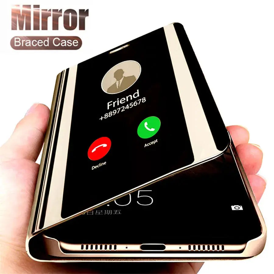 Funda con Tapa de Espejo para Samsung Galaxy - Estilo Moderno - La zona Apple