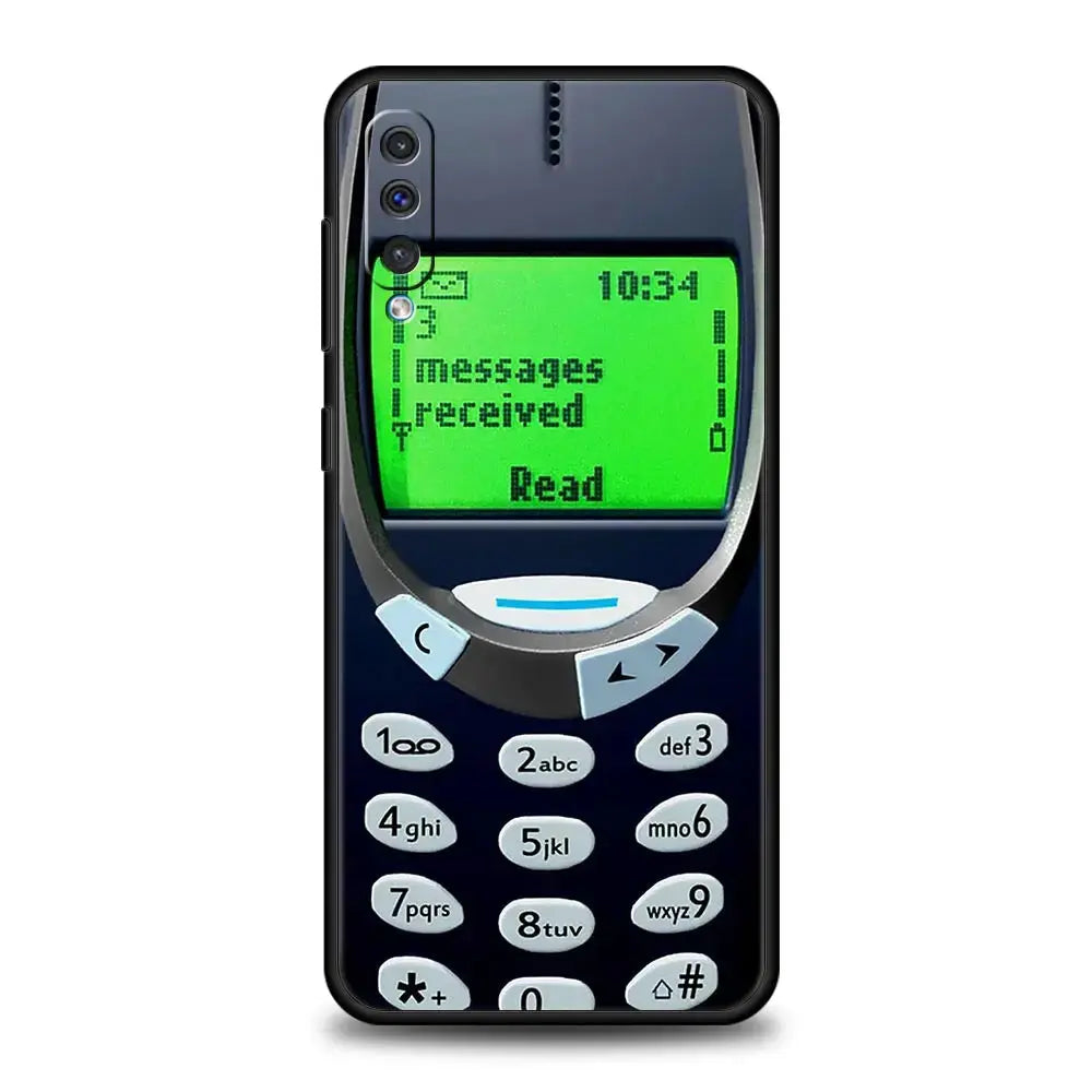 Funda Vintage gameboy, cinta, nokia para Samsung A52, A12, A50, A72, A20e, A30, A54, A34, A14, A22, A32, 5G, A20s, A70, A10s, A40, A04 - La zona Apple