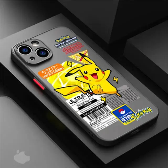 Funda de Pokémon Gengar de lujo para iPhone 15 SE XS X 14 Plus 11 12 Mini 13 Pro Max 8 XR 7 6S Plus 13 Mini XS Max Coque Soft Cover - La zona Apple