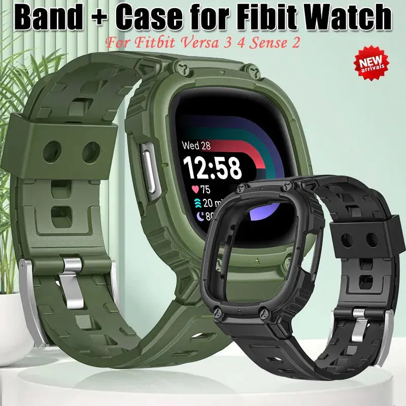 Funda de TPU para reloj Fitbit Versa 3, 4, Sense 2 - La zona Apple