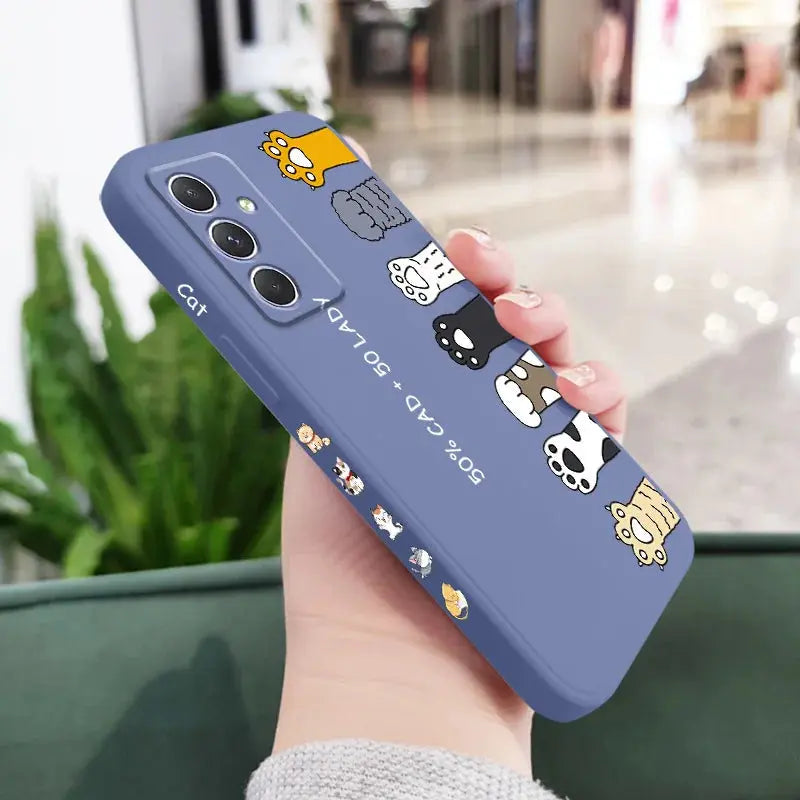 Funda d gatos para Samsung, A54, A34, A24, A14, A04, A04S, A04E, A73, A53, A33, A23, A13, A03, A72, A52, A52S, A32, A22, A12, A71, A51, 4G, 5G - La zona Apple