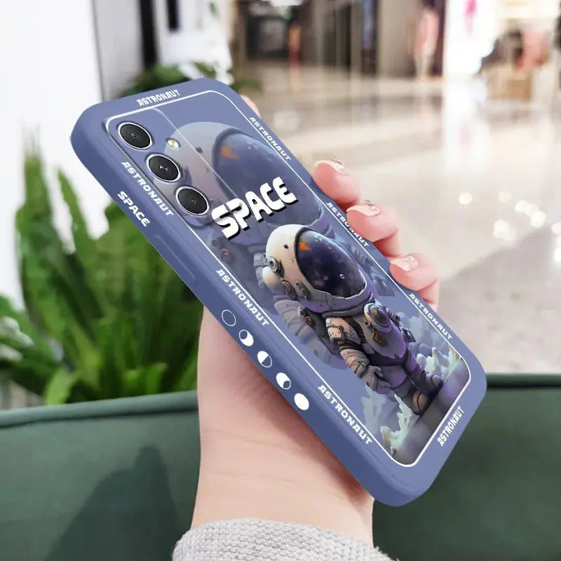 Funda de astronauta espacial para Samsung, A54, A34, A24, A14, A04, A04S, A04E, A73, A53, A33, A23, A13, A03, A72, A52, A52S, A32, A22, A12, A71, A51, 4G, 5G - La zona Apple