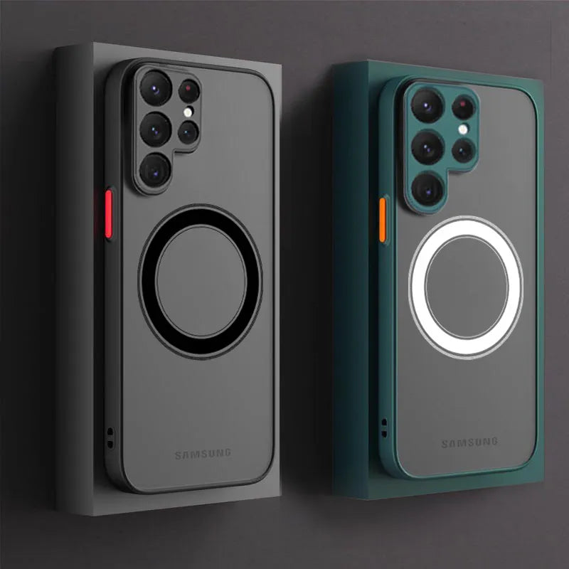 Funda de Carga Inalámbrica Magnética Magsafe para Samsung Galaxy - Elegancia y Tecnología Unidas - La zona Apple