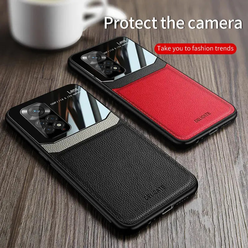 Funda de Cuero PU para Xiaomi Redmi Note 11 Pro: Estilo y Protección en un Solo Producto - La zona Apple
