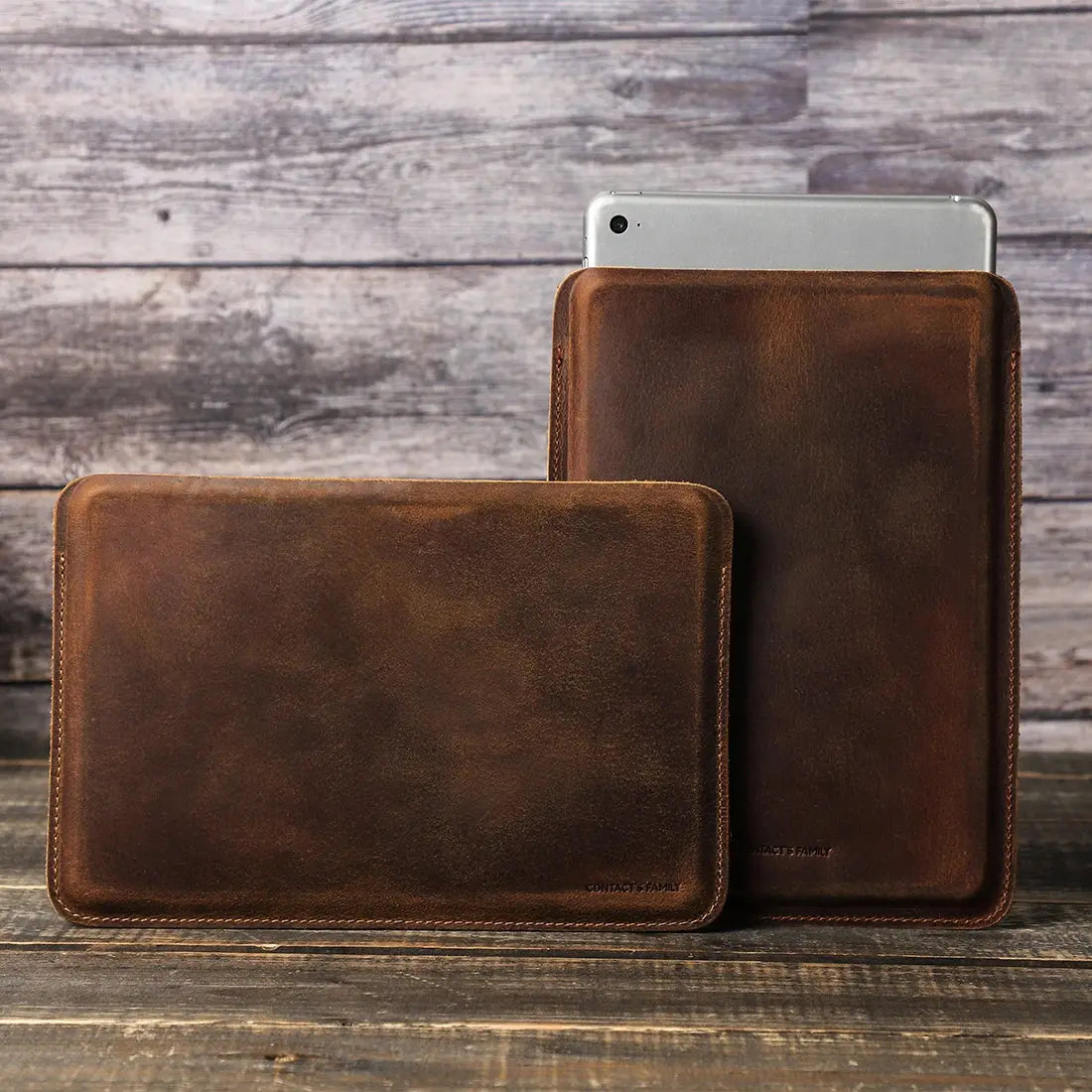 Funda de Cuero para iPad Pro 11, iPad Air 5, iPad Air 4, iPad Pro 12.9, iPad 8th, 9th, 10th Generation, iPad Mini 6/5/4/3/2/1 - Estilo Elegante y Protección Confiable - La zona Apple