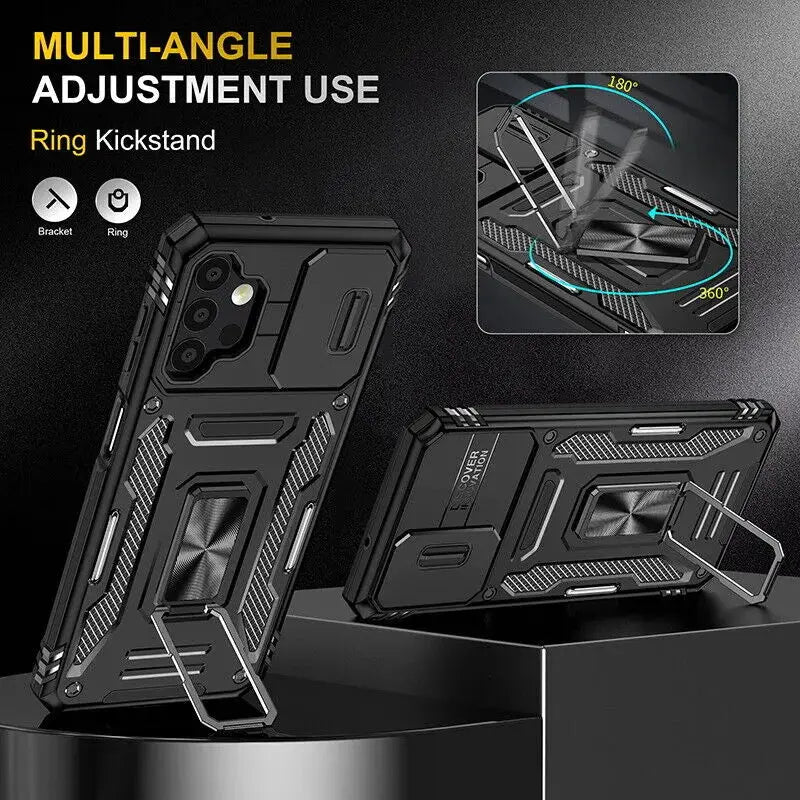 Funda ARMOR con protector de cámara deslizante para Samsung Galaxy - La zona Apple