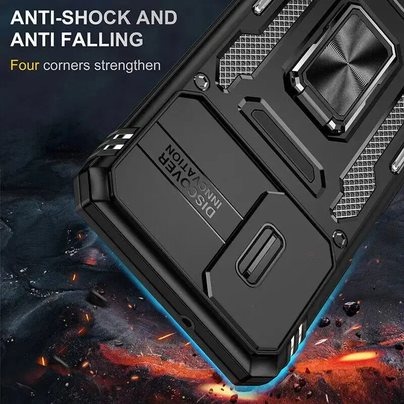 Funda ARMOR con protector de cámara deslizante para Samsung Galaxy - La zona Apple