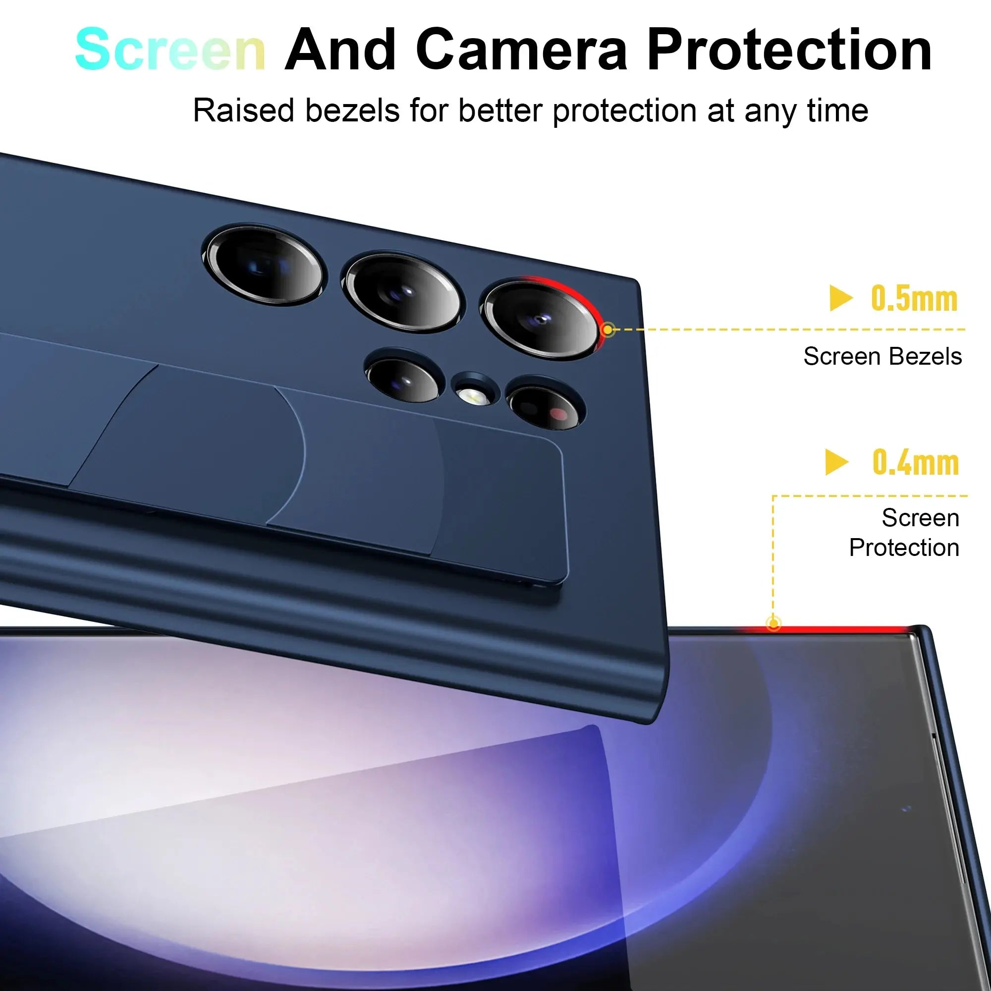 Funda de lujo para Samsung Galaxy S23 Ultra S23Plus, carcasa trasera a prueba de golpes, muñequera elástica, rígida, amigable con la piel - La zona Apple