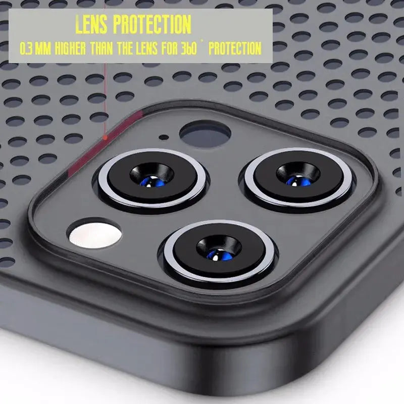 Funda de refrigeración para IPhone 14, 13, 12, 11 Pro Max, XR, XS Max, X, 8, 7 Plus, 12, 13 Mini - La zona Apple