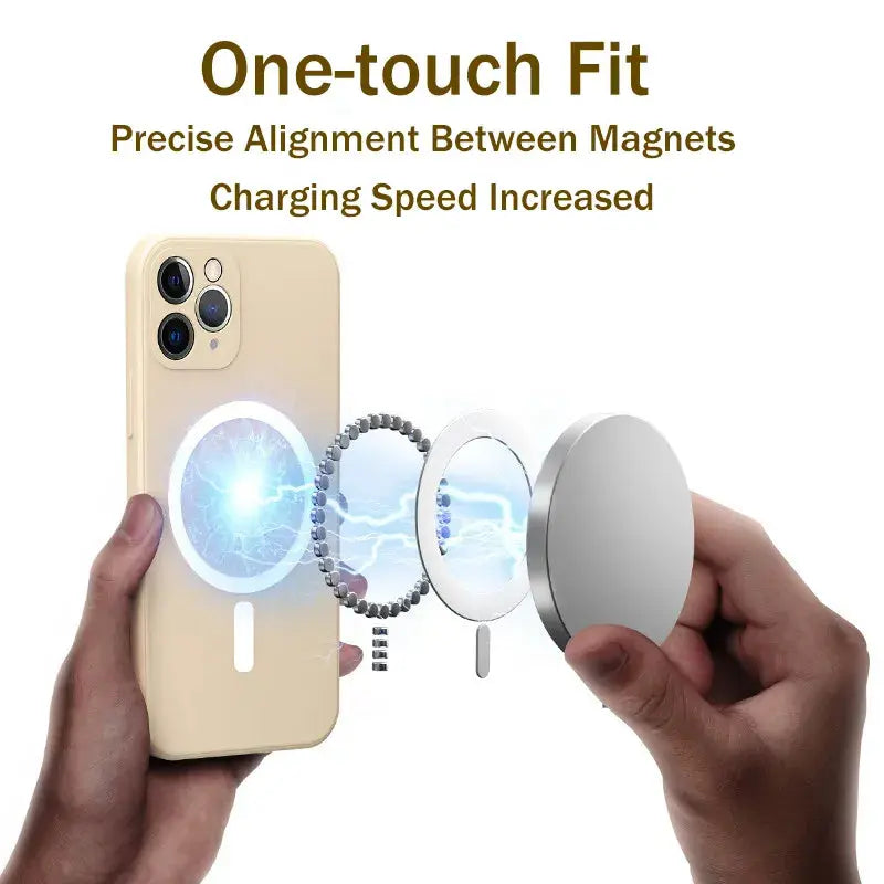 Funda de silicona líquida para iPhone 15, 11, 13, 12, 14 Pro Max, Mini, XR, Xs Plus, SE, carga inalámbrica magnética para Magsafe La zona Apple