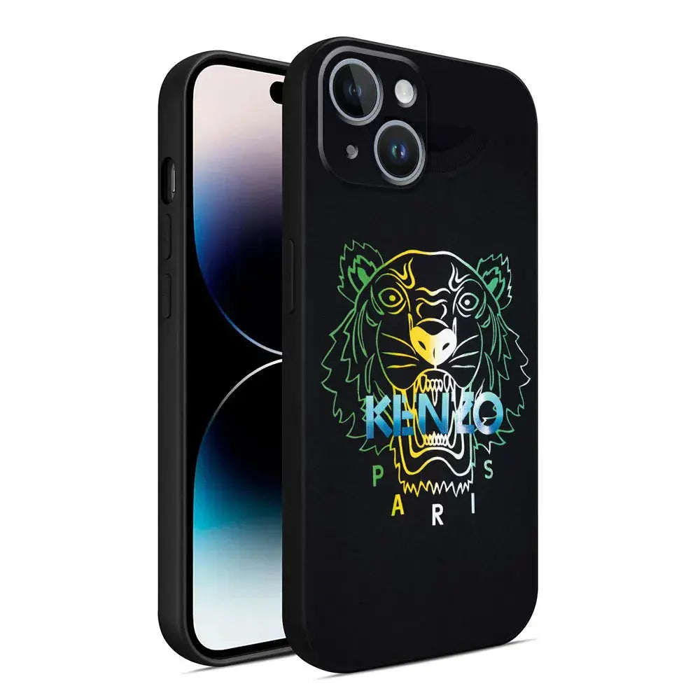 Funda de silicona suave con logotipo de tigre Ken para iPhone, carcasa para Apple, 15, 11, 14, 13 Pro Max, 7, 8 Plus, 12 Mini, SE, XS, XR, 6, 6S - La zona Apple